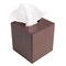 Dacasso Chocolate Brown Leatherette Tissue Box Cover AG-3337 - alternate 7